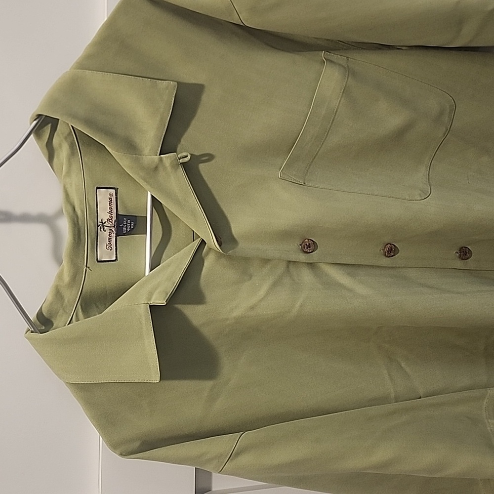 L Tommy Bahama camp shirt